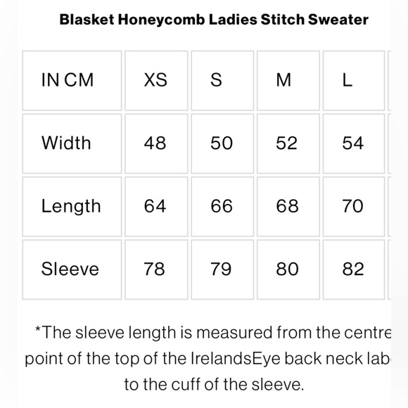 Irelands Eye: Blasket Honeycomb Stitch Womens Aran Sweater in Graphite NWT - Picture 5 of 5